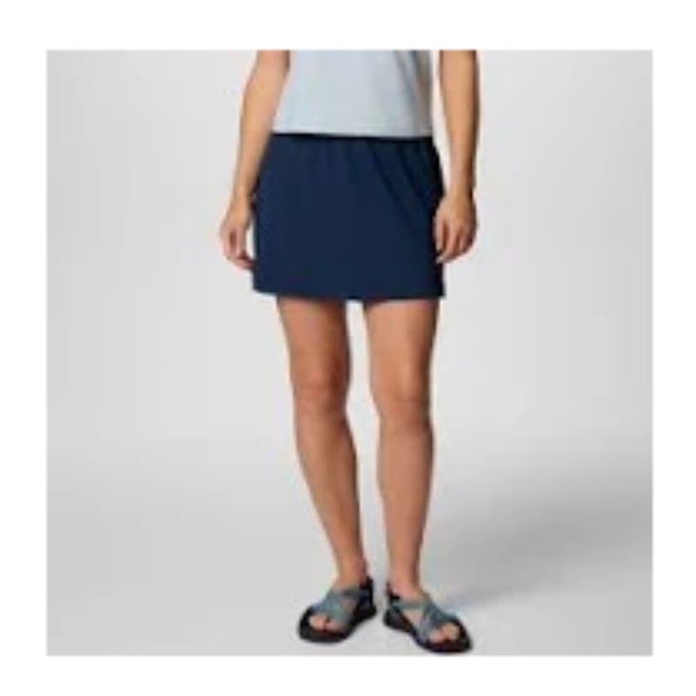 NWT Columbia Women's Sun Drifter Woven Skort Collegiate Navy X-Large